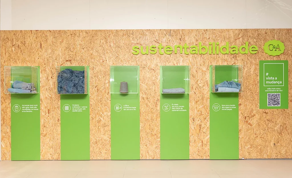 Projeto de reciclagem transformando materiais em cashback