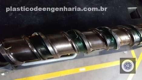 parafuso de barreira após purga