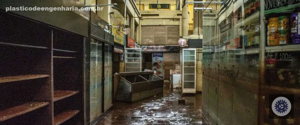 Empresa afetada pelos temporais no RS