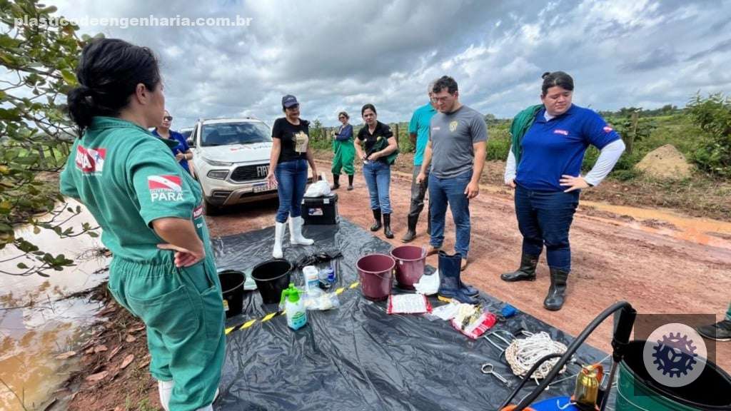 Ações da equipe da Agência de Defesa Agropecuária do Pará (Adepará). Foto: Divulgação/Adepará