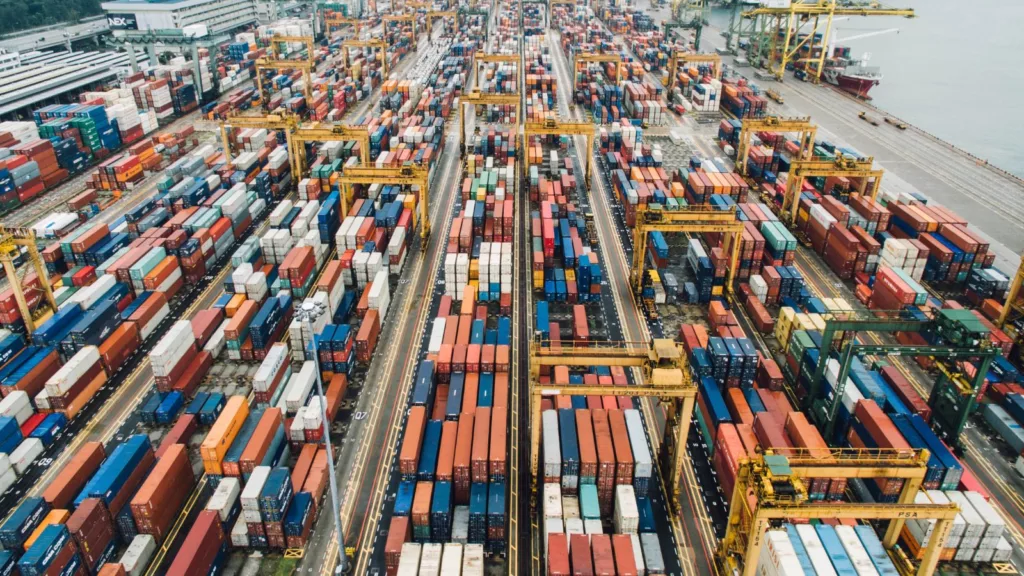 Exportação de produtos agrícolas