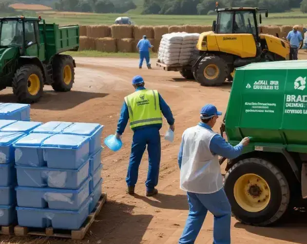 Agronegócio acelera logística reversa de plásticos: 95% de reciclabilidade