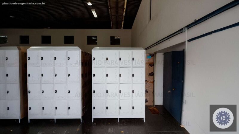 Armário para Vestiário 8 Portas em São Paulo: Como o Plástico PEAD Resiste à Poluição