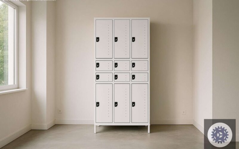 Armário de Plástico PEAD 2 Portas: Ideal para Espaços Pequenos e Funcionais