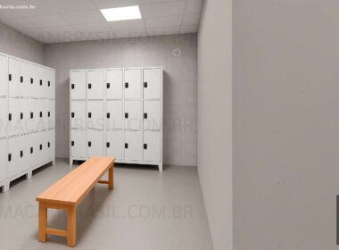 Armário para Vestiário 4 Portas em BH: Como o Plástico PEAD Combate a Oxidação