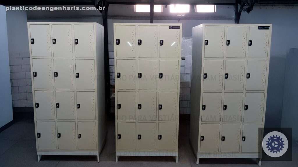 Vantagens do plástico de engenharia, cores e fechaduras disponíveis