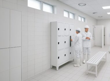 armario para vestiario roupeiro 9 portas em plastico pead porta cadeado areas umidas industria macam brasil 1