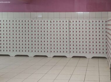 Armário de Plástico PEAD 16 Portas: Organização sem Complicação para Grandes Equipes