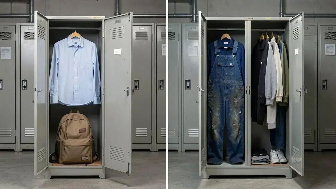 Armário simples x duplo: quando usar cada um Armário simples x duplo: quando usar cada um