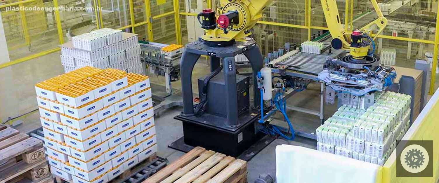 A eficiência dos paletizadores automáticos