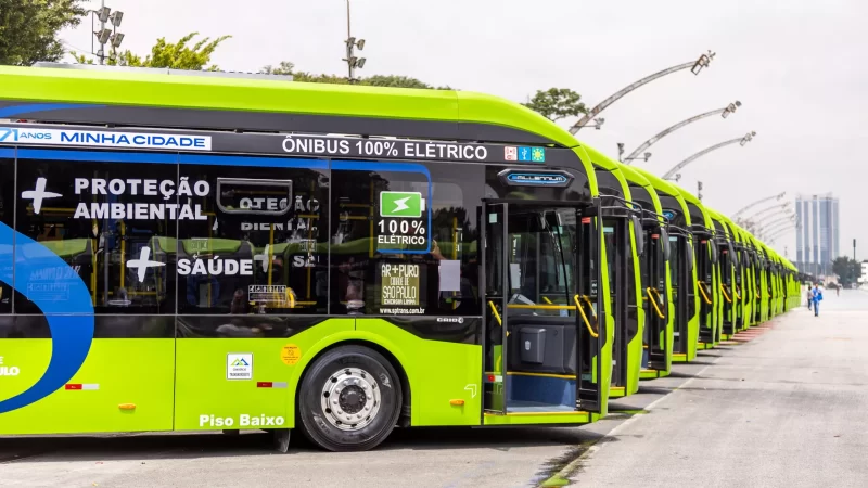 BID aprova financiamento de R$ 1,4 bilhão para eletrificação da frota de ônibus em São Paulo