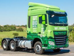 Teste feito por DAF e JBS aponta que biodiesel 100% (B100) pode ter rendimento equivalente ao diesel fóssil