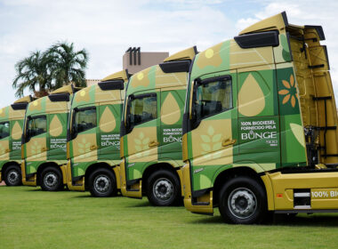 Bunge e Martelli Transportes iniciam projeto para reduzir emissões utilizando biodiesel B100 em caminhões