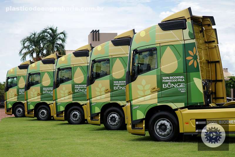 Bunge e Martelli Transportes iniciam projeto para reduzir emissões utilizando biodiesel B100 em caminhões