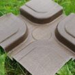 Continuous-Fiber-Reinforced Thermoplastic Composite Made Entirely from Natural Resources