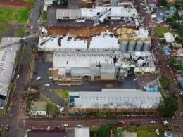 desastre em coopatrigo microexplosao causada por chuva no rs deixa