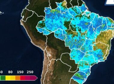 Temporais se espalham de norte a sul do País. Saiba como ficam os volumes de chuva