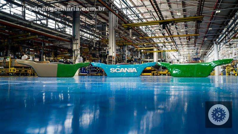 Scania vai utilizar plástico reciclado na produção das grades frontais dos caminhões