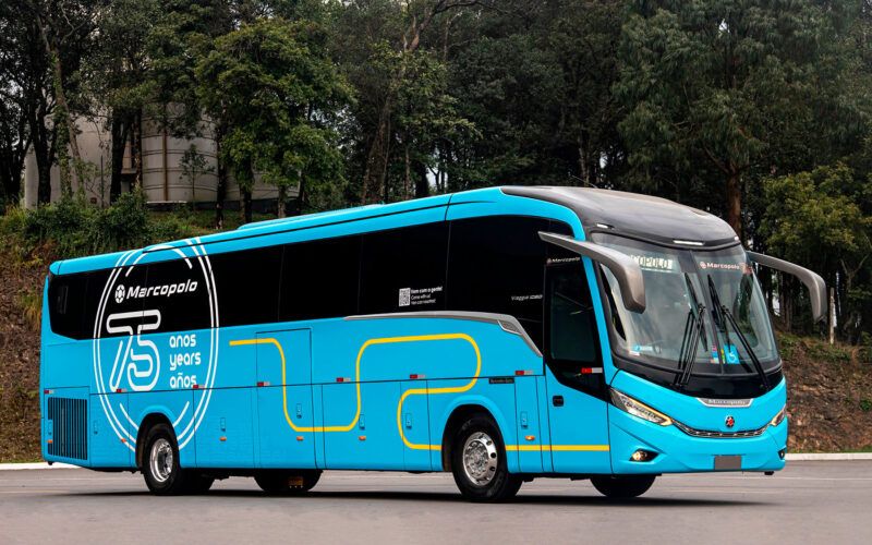 Marcopolo lança Viaggio G8 1050 para operações de fretamento e turismo