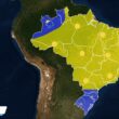 Frente fria provoca chuvas de mais de 150 milímetros. Saiba onde