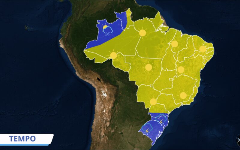 Frente fria provoca chuvas de mais de 150 milímetros. Saiba onde