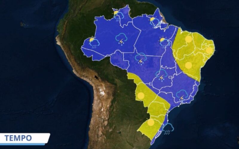 Tempestades se espalham de Norte a Sudeste no País. Saiba os detalhes
