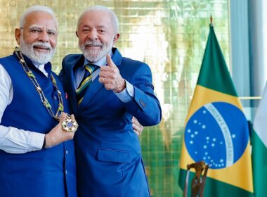 Lula e Modi conversam sobre tarifas dos EUA e ampliação de parceria em energia.