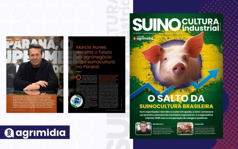 Marcio Nunes detalha estratégias para fortalecer o agronegócio e elevar a rentabilidade da suinocultura no Paraná