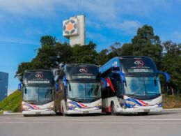 Marcopolo exporta 19 ônibus do modelo Paradiso G8 1800 DD para o Equador