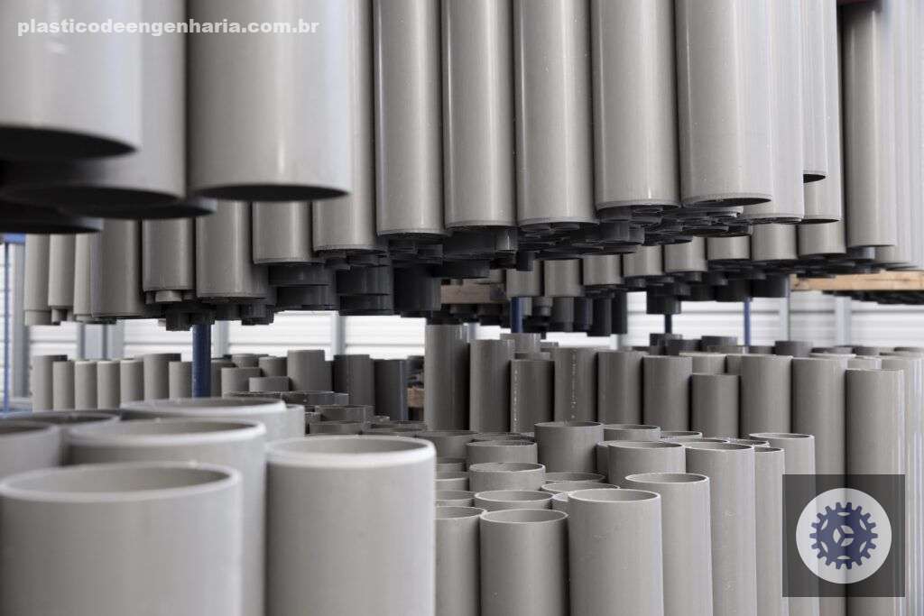 minimalist construction pvc pipes composition