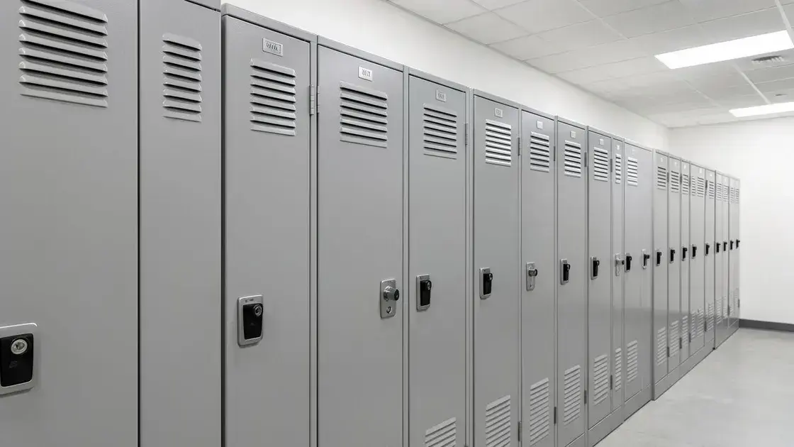 O que a NR 24 exige para armários e vestiários O que a NR 24 exige para armários e vestiários