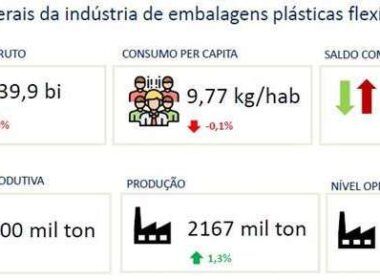producao da industria brasileira de embalagens plasticas flexiveis apresenta crescimento