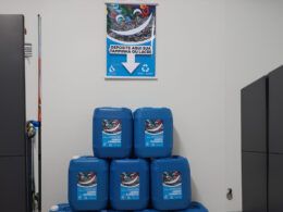 projeto ambiental e social de coleta de tampas de plastico
