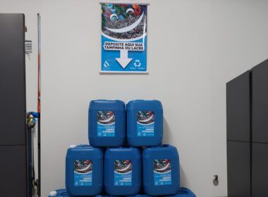 projeto ambiental e social de coleta de tampas de plastico