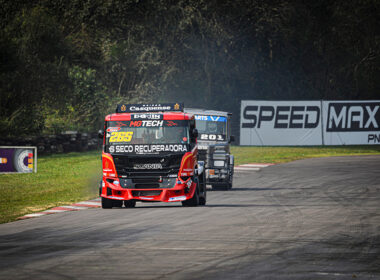 Rafael Fleck e Douglas Collet são os mais rápidos da Fórmula Truck no Uruguai