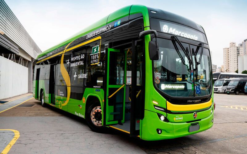 Ônibus elétrico Attivi Integral Marcopolo é escolhido pela SPTrans para atender a capital paulista