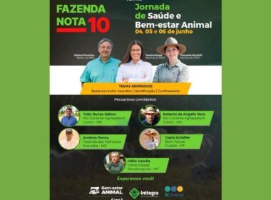 Especialistas de boas práticas na fazenda promovem 3 dias de capacitação