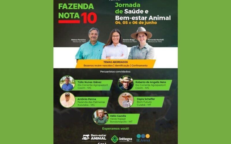 Especialistas de boas práticas na fazenda promovem 3 dias de capacitação